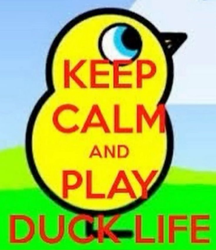 keep calm and play ducklife