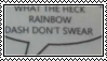 what the heck rainbow dash stamp