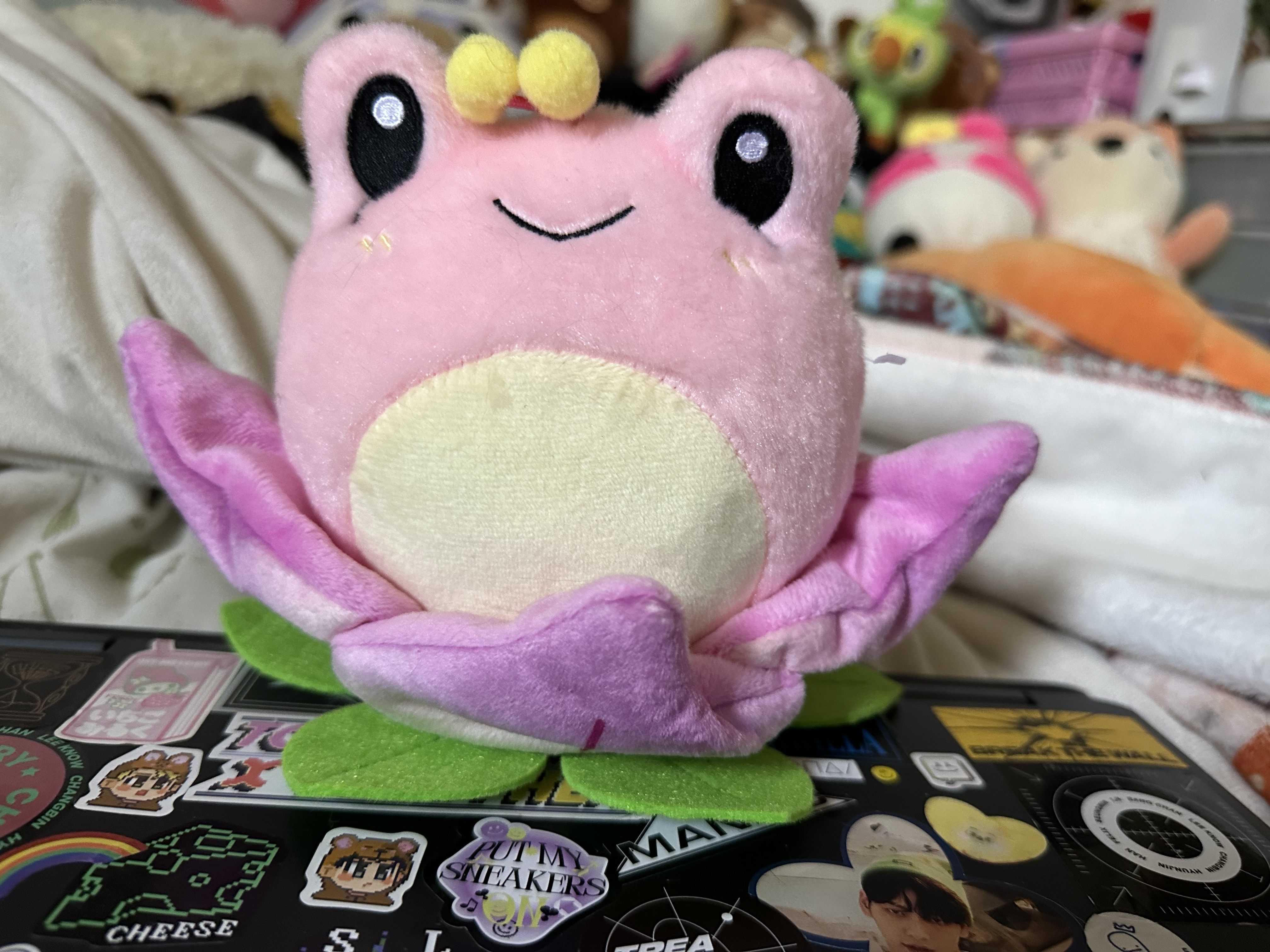 Squishable Lotus Flower Frog